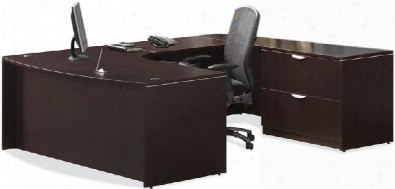 U Shaped Desk With Lateral File By Office Source
