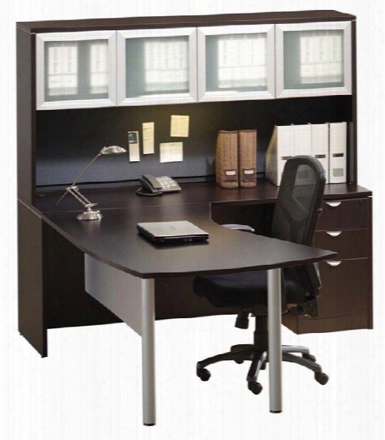 Vector Top L Shaped Desk With Hutch By Office Source