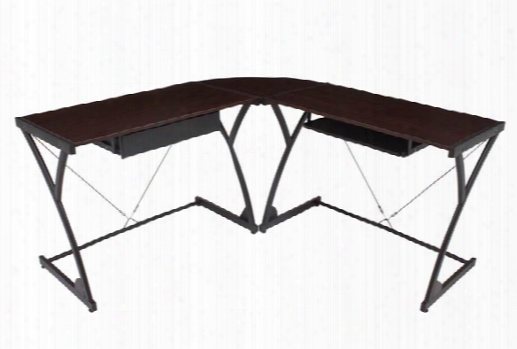 Wood Corner L Shaped Desk By Regency Furniture