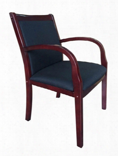 Wood Side Guest Chair By Boss Office Chairs