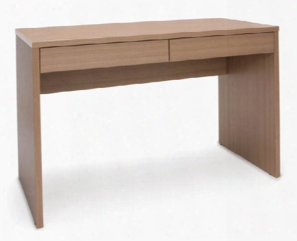 2-drawer Solid Panel Desk By Essentials