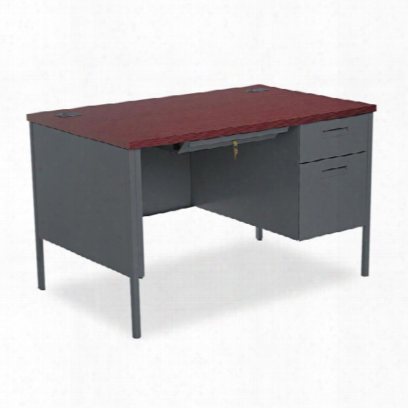 48"w X 30"d X 29-1/2"h Right Pedestal Desk By Hon