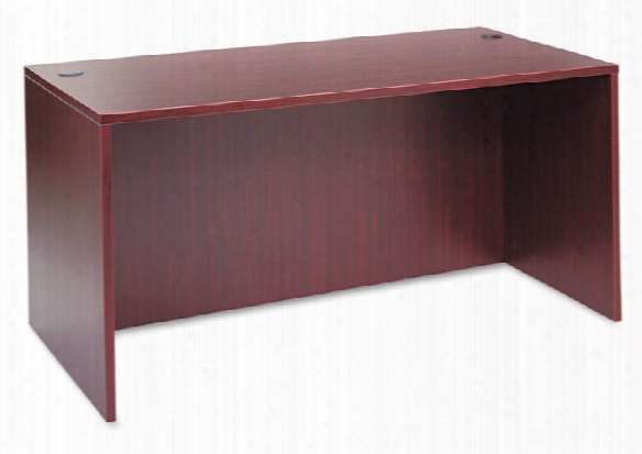 59 1/8"w X 29 1/2"d X 29 1/2"h Straight Front Desk Shell By Alera