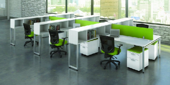 6 Person Workstation By Office Source