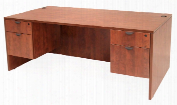 60" Double Pedestal Desk By Regency Furniture