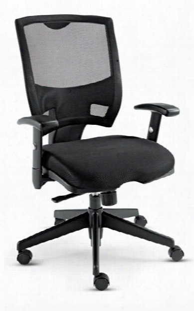 All Mesh Multi-function Mid-back Chair By Alera