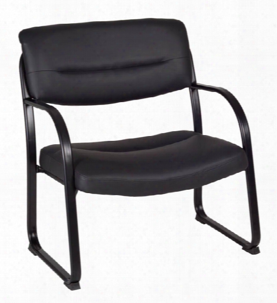 Crusoe Big & Tall Side Chair- Black By Regency Furniture