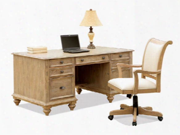 Executive Desk With Chair By Riverside