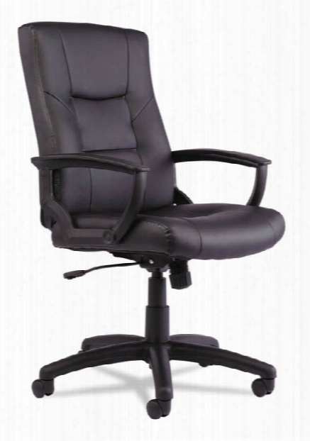 Executive High-back Swivel/tilt Leather Chair By Alera