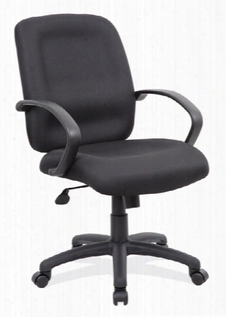 Executive Mid Back With Black Frame Office Chair By Office Source