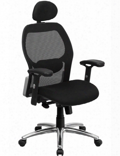 High-back Executive Swivel Chair With Knee-tilt Control And Adjustable Arms By Innovations Office Furniture