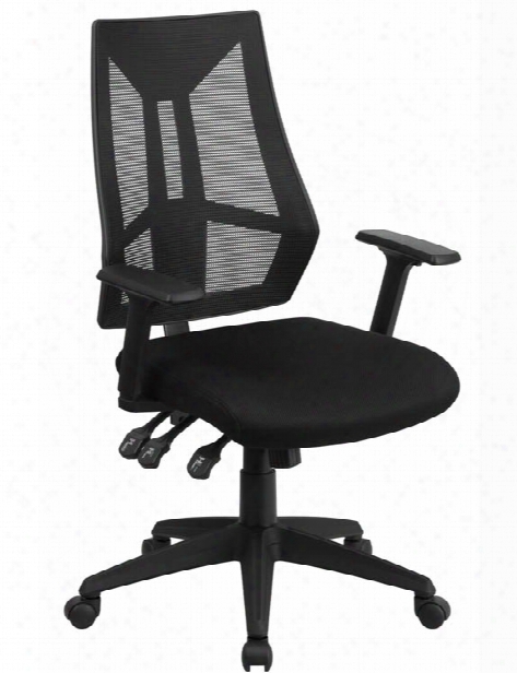 High Back Multi-function Task Chair With Arms By Innovations Office Furniture