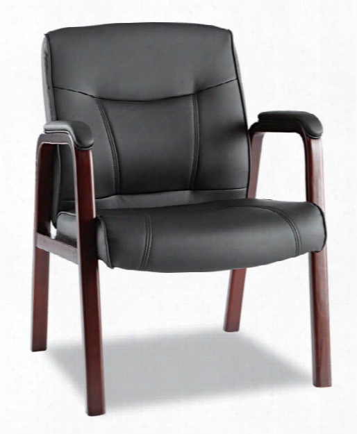 Leather Guest Chair By Alera