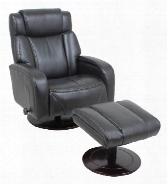 Leather Recliner Chair With Ottoman By Solution Seating