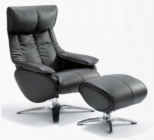 Leather Recliner With Ottoman By Office Source