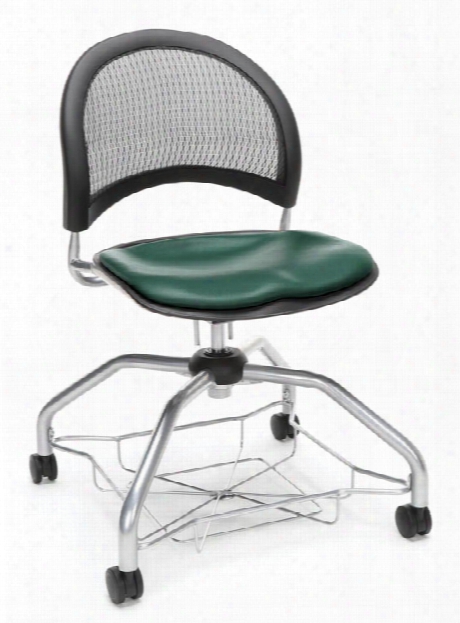 Mesh Back Vinyl Chair By Ofm