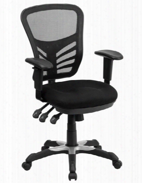 Mid-back Mesh Executive Swivel Chair With Arms By Innovations Office Furniture