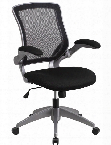 Mid-back Mesh Swivel Chair With Flip-up Arms By Innovations Office Furniture