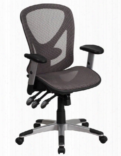 Mid-back Mesh Swivel Task Chair With Arms By Innovations Office Furniture