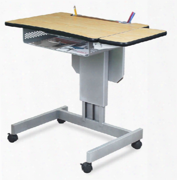 Mobile Focus Adjustable Height Desk By Marvel