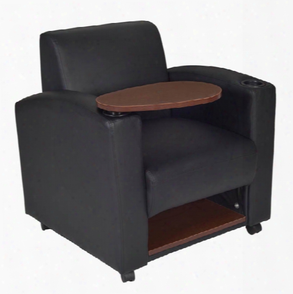 Nova Tablet Arm Chair- Black/java By Regency Furniture