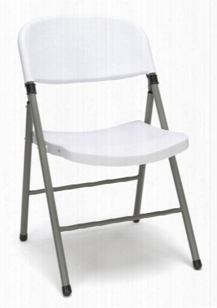 Plastic Folding Chairs (set Of 4) By Essentials