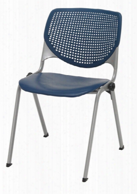 Poly Stack Chair With Perforated Back By Kfi Seating