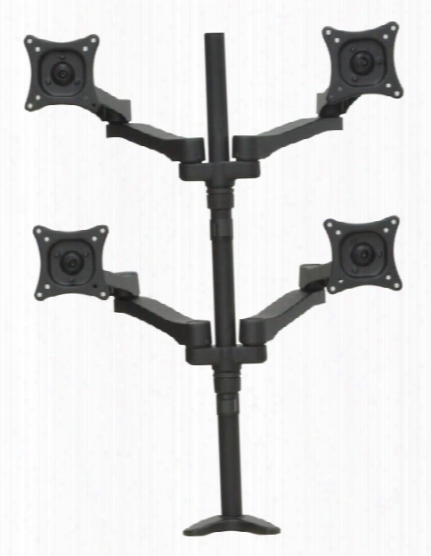 Quad Screen Articulating Monitor Mount By Regency Furniture