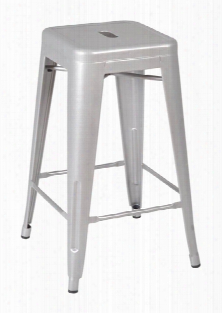 Rivet Stack Stool (4 Pack)- Gray By Regency Furniture