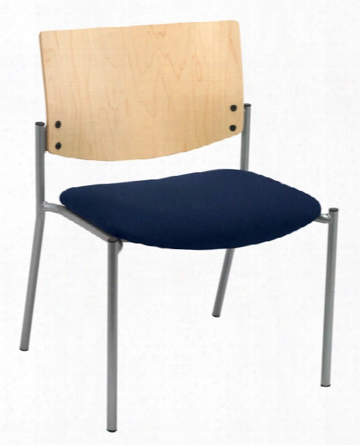 Side / Guest Chair, Armless With Wood Back, Ibg / Tall By Kfi Seating