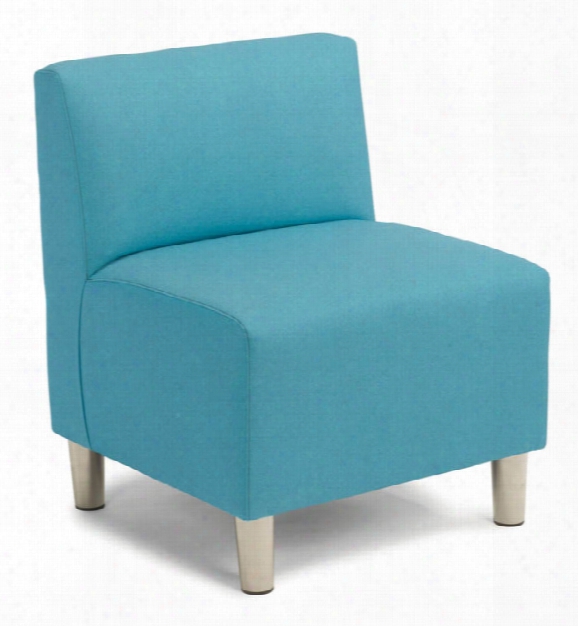 Single Armless Chair - Fabric By Office Source