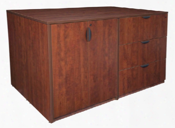 Stand Up 2 Desk/ Storage Cabinet/ Lateral File Quad By Regency Furniture