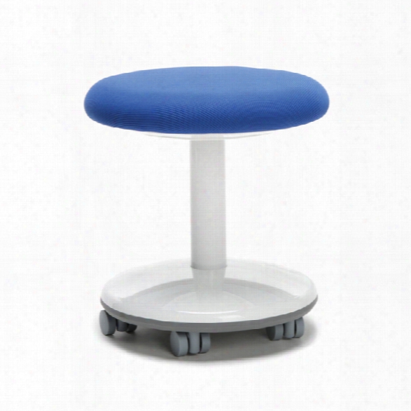 Static Stool 14" High - Fabric, With Casters By Ofm