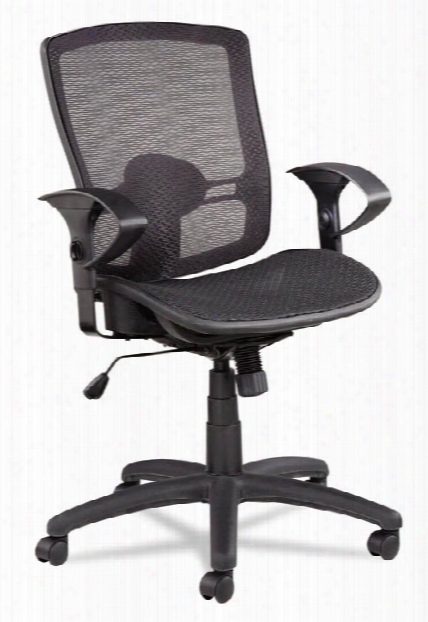 Suspension Mesh Mid-back Synchro Tilt Chair By Alera