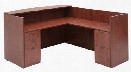 Box Box File/ File File Pedestal Reception Desk by Regency Furniture