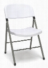 Plastic Folding Chairs (set of 4) by Essentials