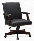 Traditional Leather Executive Swivel Chair by Solution Seating