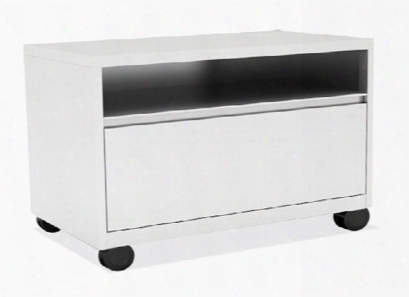 Top Open / Bottom Drawer Lateral File With Casters By Office Source