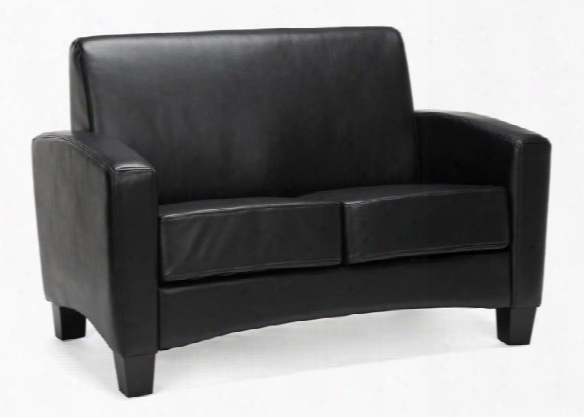 Traditional Leather Loveseat By Essentialls