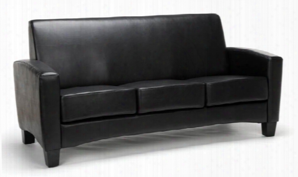 Traditional Leather Sofa By Essentials