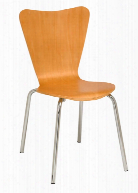 Wood Caf Stack Chair By Kfi Seating