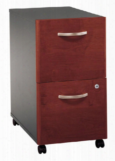 2 Drawer Mobile Vertical File By Bush