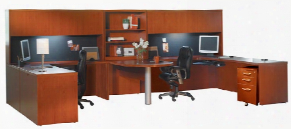 2 Person Workstation By Mayline Office Furniture