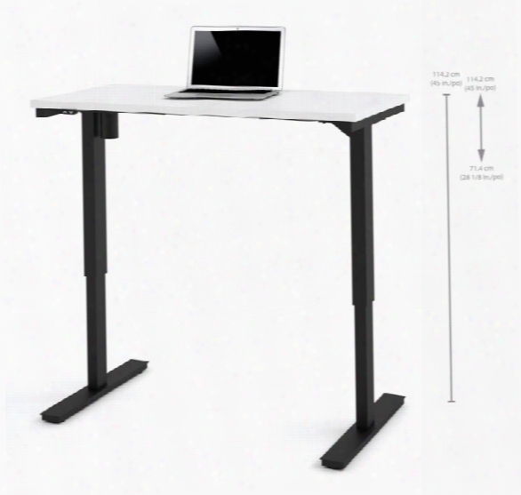 24" X 48" Electric Height Adjustable Table By Bestar