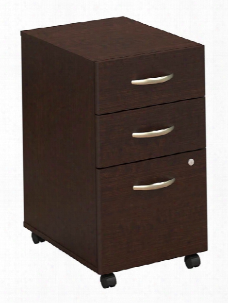 3 Drawer Mobile Pedestal - Assembled By Bush