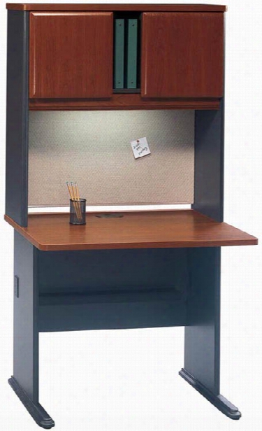 36" Desk With Hutch By Bush