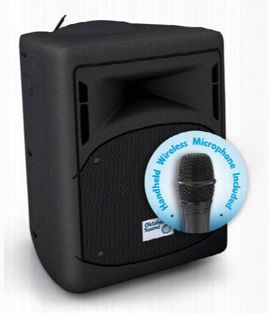 40 Watt Wireless Pa System With Wireless Handheld Mic By Oklahoma Sound