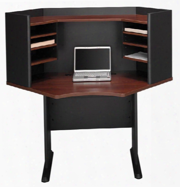 42" Modular Corner Desk With Hutch By Bush