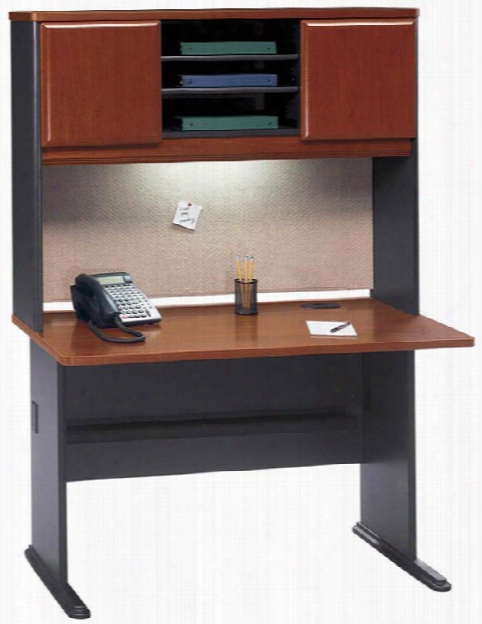 48" Desk With Hutch By Bush