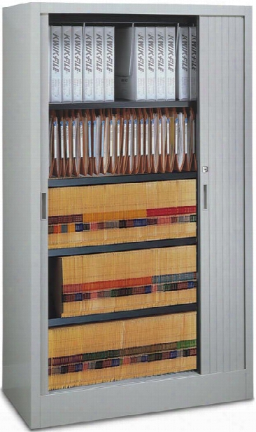 48"w Five Tier File Harbor Cabinet By Mayline Office Furniture